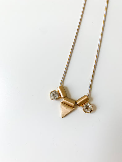 Triangle Jewel Necklace