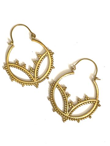 Amaya Brass Earrings