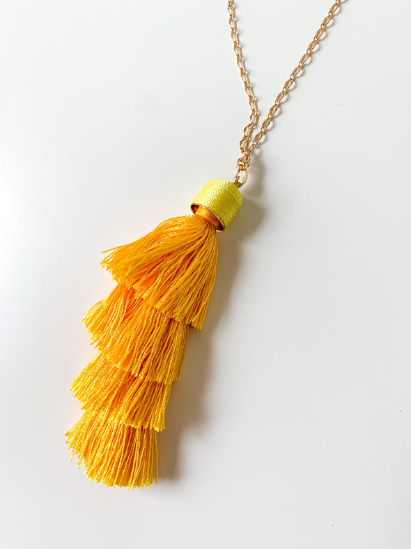 The Tiered Tassel Necklace