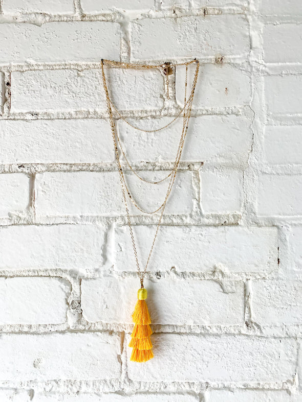 The Tiered Tassel Necklace