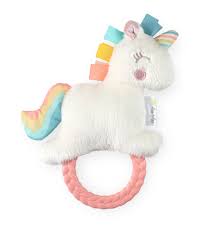 Ritzy Rattle Pal Plush Rattle with Teether - Unicorn