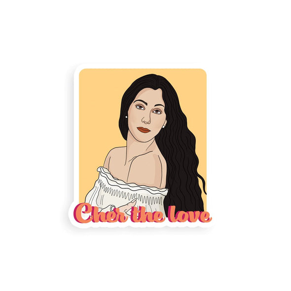 Cher the love Sticker